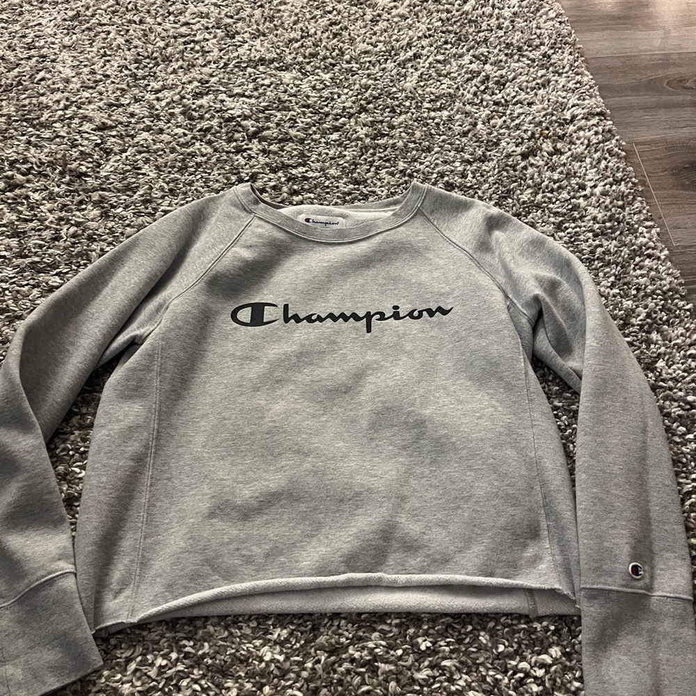 Champion crop top sweatshirt